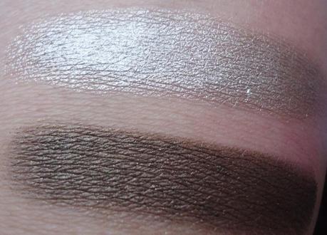 Swatches: Catrice Made to Stay Longlasting Eyeshadow in 040 Lord of the Blings und 050 Metall of Honor