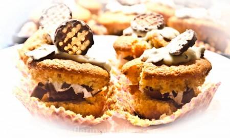 Schokokuss-Muffins mit Mascarpone