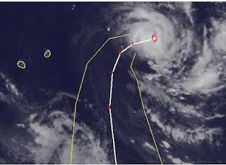 Zyklon HILWA zieht nach Rodrigues