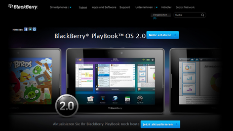 Blackberry Playbook OS 2.0 ist gelandet!