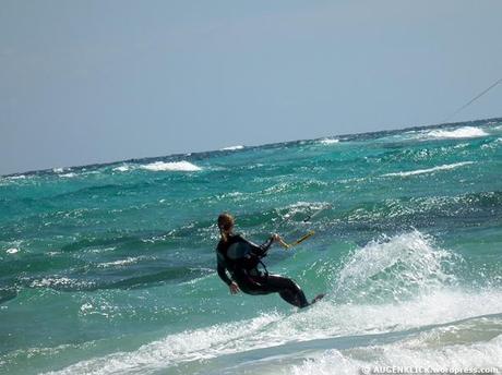 Kite-Surfer in Action