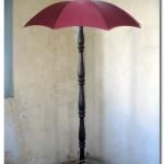 Umbrella lamp open