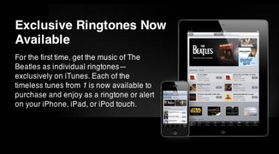 Beatles Klingeltöne in iTunes verfügbar