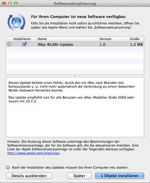 iMac WLAN-Update ist erschienen