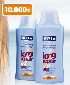 Jeweils 10.000 Proben für Nivea Shampoo und Nivea Duschgel zu gewinnen
