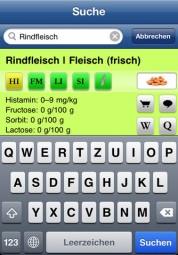 Histamin, Fructose & Co. – auf iPad, iPhone und Sie wissen, was drin ist in Ihrer Nahrung