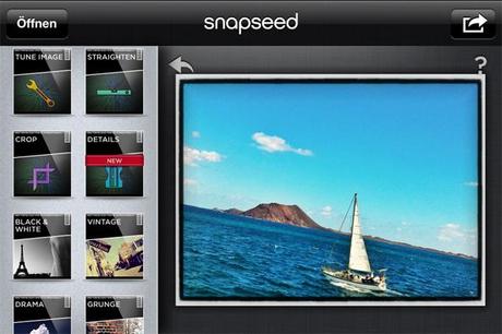 Die besten Foto-Apps fürs iPhone, #10: Snapseed