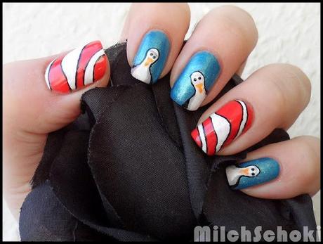 •○°Nail-Art Collaboration - Fairytales on Hands - Findet Nemo°○•
