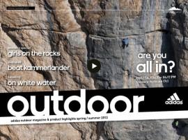 adidas outdoor magazine – das neue Sportmagazin von der Firma mit den 3 Streifen auf dem iPad