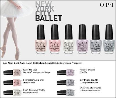 [Preview] New York City Ballet Collection by OPI