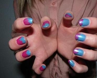 Pink and Blue.