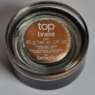 Benefit Top Brass Creaseless Cream Shadow Liner