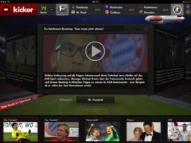 Kicker –  DAS Fußball-Magazin hat sich einen Stammplatz in der Startelf auf dem iPad verdient