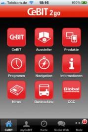 CeBIT 2 go – der offizielle Messeführer auf iPad, iPhone, iPod touch durch die weltweit größte IT-Messe