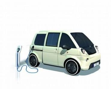 Mini-Mobil elektrisch unterwegs