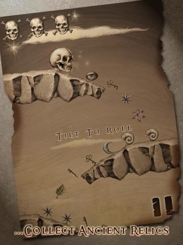 DeathFall HD – Spiel mit einem Totenkopf in dieser leicht makaberen Universal-App