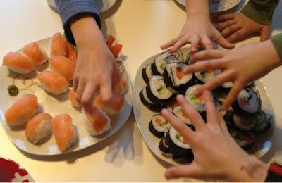 Kids lieben Sushi