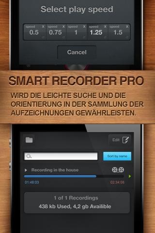 Smart Recorder Pro – Diktiergerät im Stil eines kleinen Tonstudios