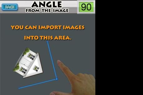 Angle Meter PRO – Messe Winkel direkt oder indirekt über importierte Fotos