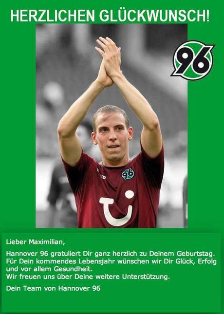 Hannover 96: Hoffentlich machen die Roten meinem Zwerg ein nachträgliches Geburtstagsgeschenk