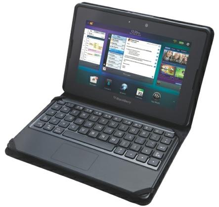 Neues Playbook-Zubehör: BlackBerry Mini Keyboard with Convertible Case.