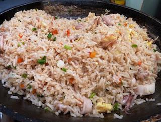 Gebratener Reis mit  Meeresfrüchten / Fried Rice Seafood / Khao Phad Talee
