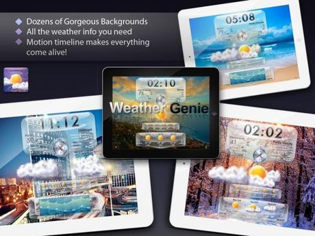 Weather Genie – Sehr schöne Live-Hintergründe mit schicken Animationen