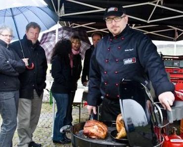 Grillen bei Regen….