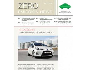 Erste Ausgabe 2012 der Zero Emission News