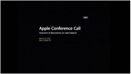 Apple Conference Call stellt Dividende in Aussicht