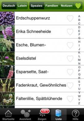 iBlumen – für alle Naturliebhaber 1371 Wildblumen auf dem iPhone stark preisreduziert