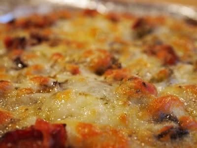 Wirklich schnelle Pizza auf Tortillabrot