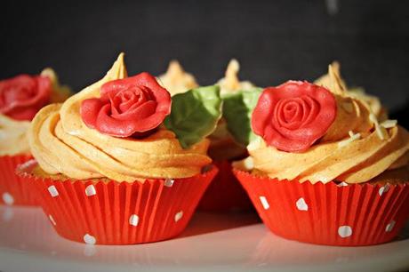 Valentines Day Vanilla Cupcakes