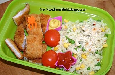 Bento Nr.3 - Schnell mit Reis und Schnitzel