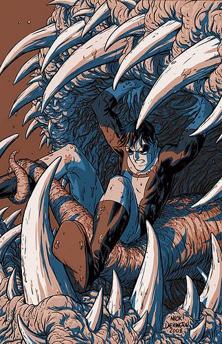 Nick Derington – Illustrationen und Superhelden in Retro