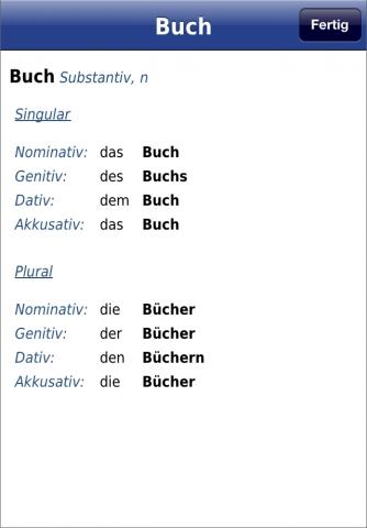 SmartDict Wörterbuch Deutsch