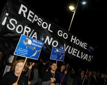 Zehntausende Canarios protestieren gegen Ölbohrungen