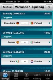 UEFA EURO 2012 TM by Carlsberg – alle wichtigen Informationen kostenlos auf dem iPhone