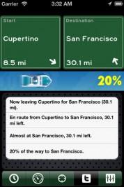 Travelmeter – visualisiert auf iPhone, iPad den Fortschritt Ihrer Reise