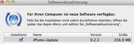 Apple aktualisiert iPhoto für den Mac auf Version 9.2.3