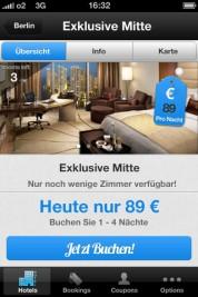 BookitNow! – Top-Hotels spontan auf dem iPhone zu Spezial-Preisen buchen