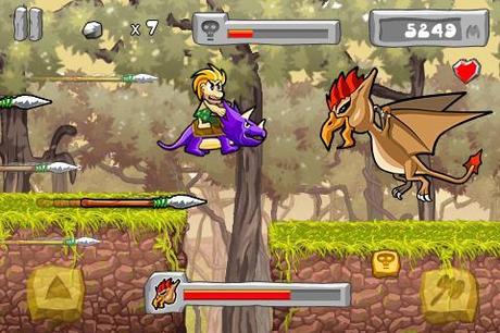 Caveman 2 – Cooles Jump&Run; Spiel, das Dinos und Steinzeitmenschen zusammenbringt