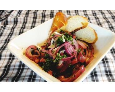 kochen: Eier färben und drum Salat