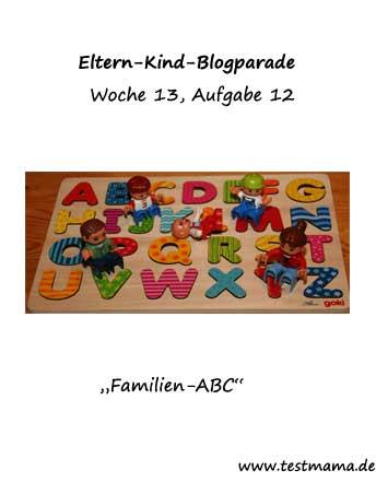 Eltern-Kind-Blogparade 12.Aufgabe “Familien-ABC”