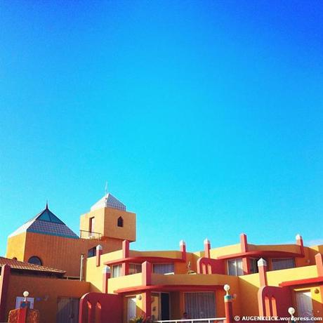 Bunte Architektur auf Fuerteventura
