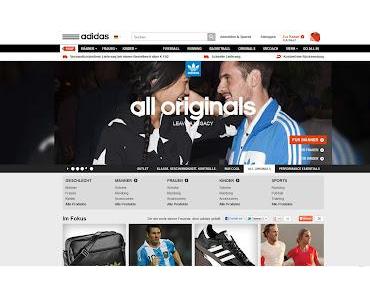 Neuer Adidas Online Shop