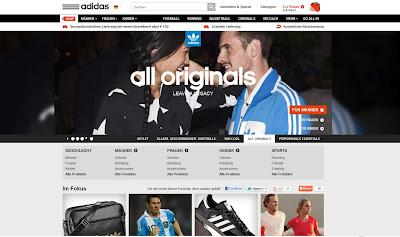 Neuer Adidas Online Shop