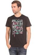 BENCH Mens Crossed Wires S/S T-Shirt black BMG 2607