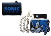SONIC Sonic  Black Crossed Arms Trifold Wallet