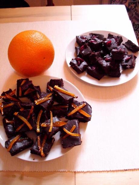 Orangen-Schokolade Pralinen